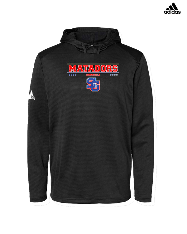 San Gabriel HS Baseball Border - Adidas Men's Hooded Sweatshirt