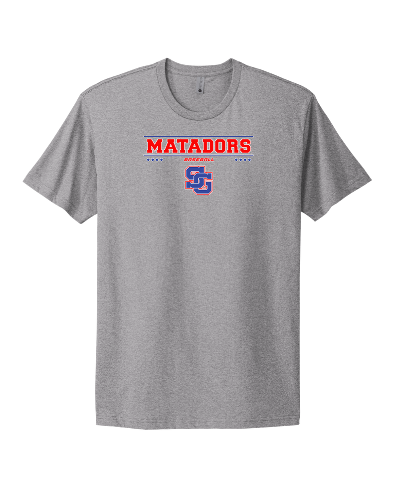 San Gabriel HS Baseball Border - Select Cotton T-Shirt
