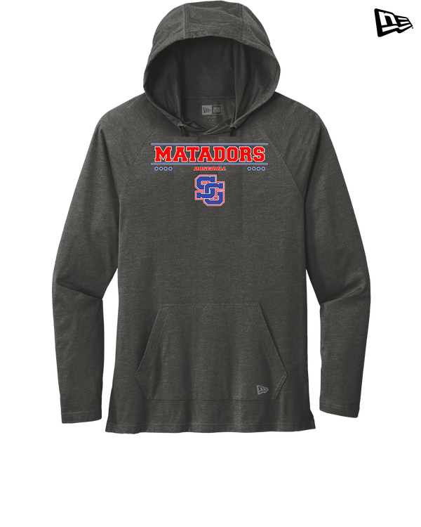 San Gabriel HS Baseball Border - New Era Tri Blend Hoodie