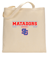San Gabriel HS Baseball Border - Tote Bag