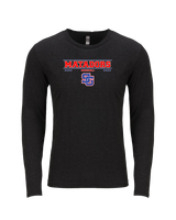 San Gabriel HS Baseball Border - Tri Blend Long Sleeve