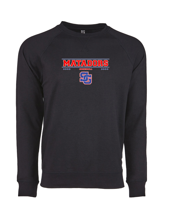 San Gabriel HS Baseball Border - Crewneck Sweatshirt