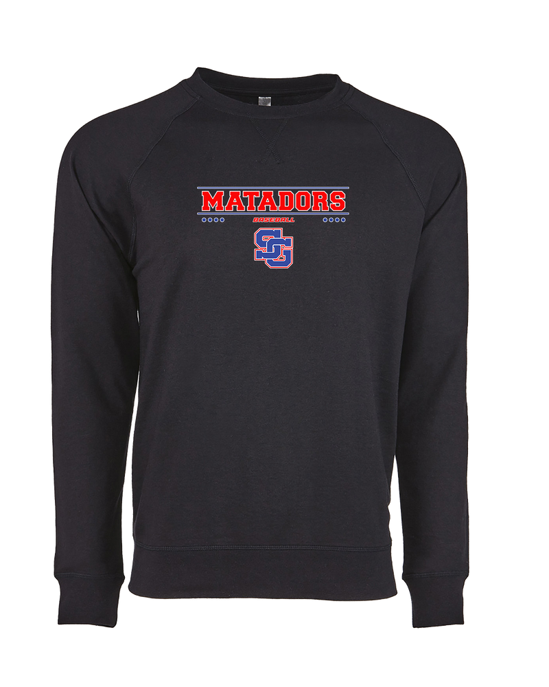 San Gabriel HS Baseball Border - Crewneck Sweatshirt