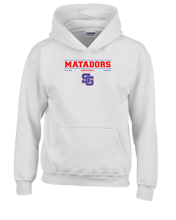 San Gabriel HS Baseball Border - Cotton Hoodie