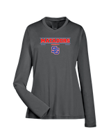 San Gabriel HS Baseball Border - Womens Performance Long Sleeve