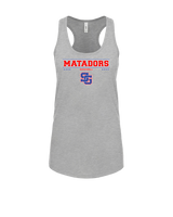 San Gabriel HS Baseball Border - Womens Tank Top