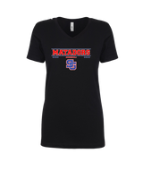 San Gabriel HS Baseball Border - Womens V-Neck