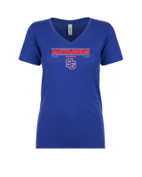 San Gabriel HS Baseball Border - Womens V-Neck