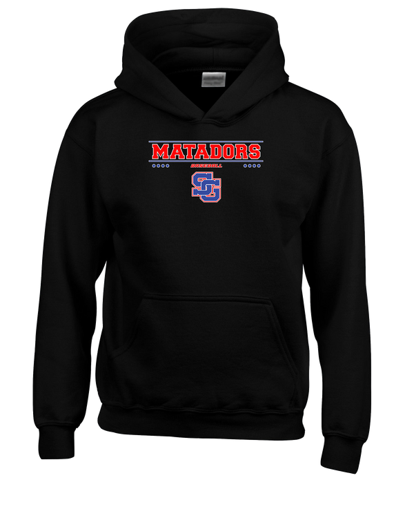 San Gabriel HS Baseball Border - Youth Hoodie