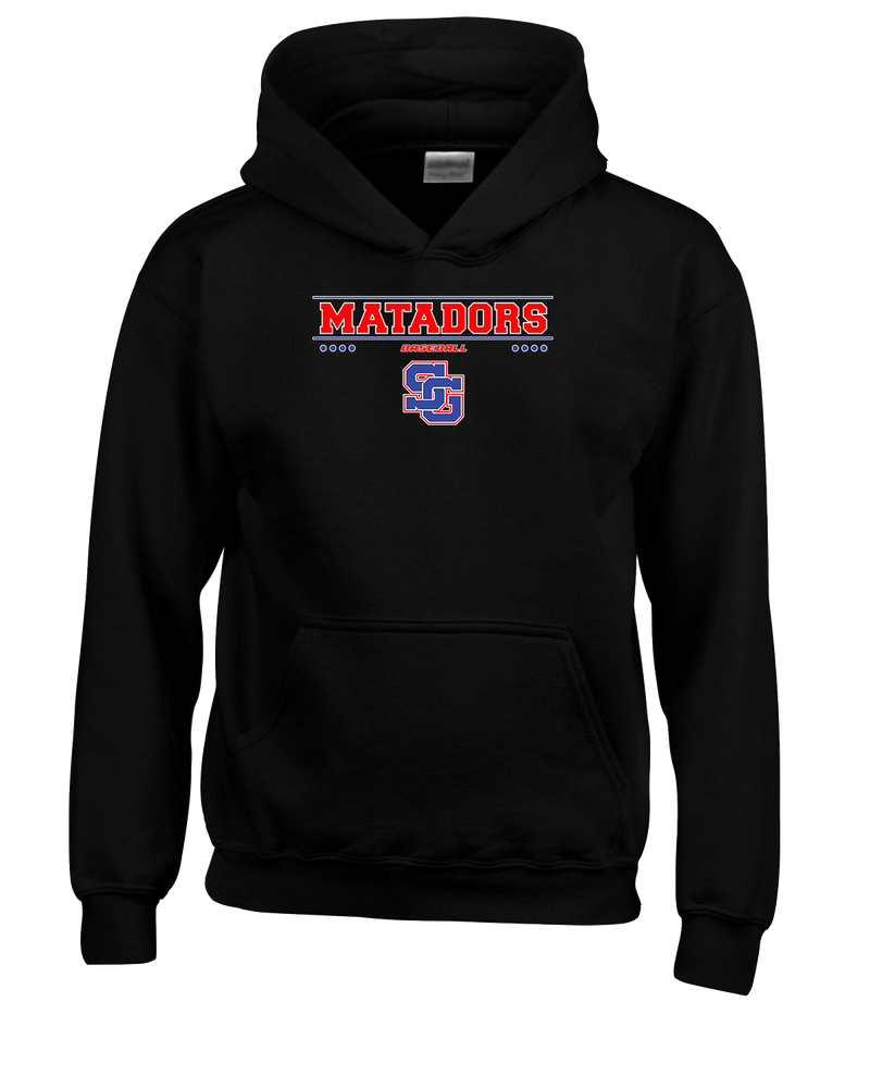 San Gabriel HS Baseball Border - Youth Hoodie