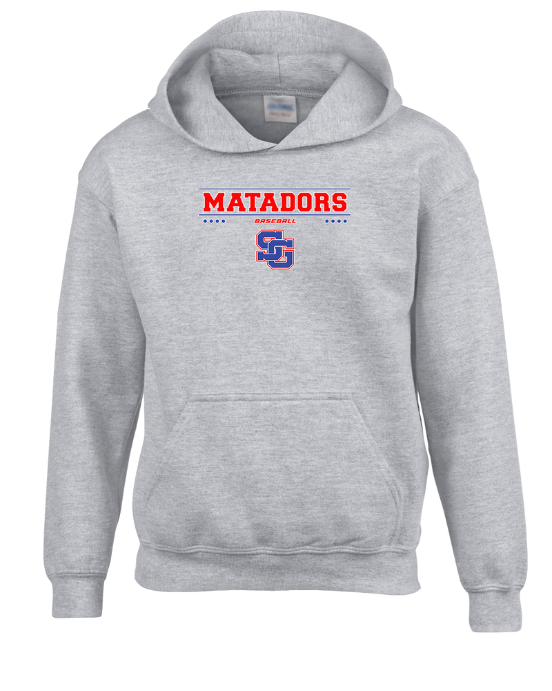 San Gabriel HS Baseball Border - Youth Hoodie