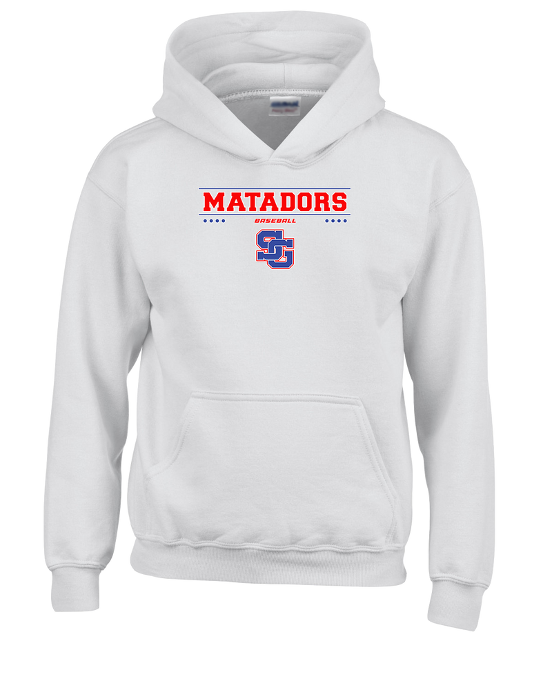 San Gabriel HS Baseball Border - Youth Hoodie
