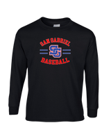 San Gabriel HS Baseball Curve - Mens Basic Cotton Long Sleeve