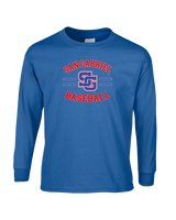 San Gabriel HS Baseball Curve - Mens Basic Cotton Long Sleeve