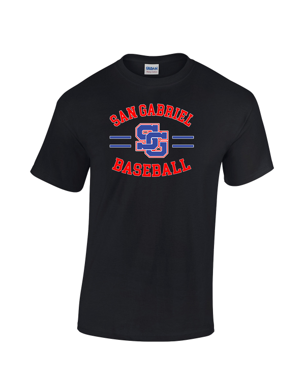 San Gabriel HS Baseball Curve - Cotton T-Shirt