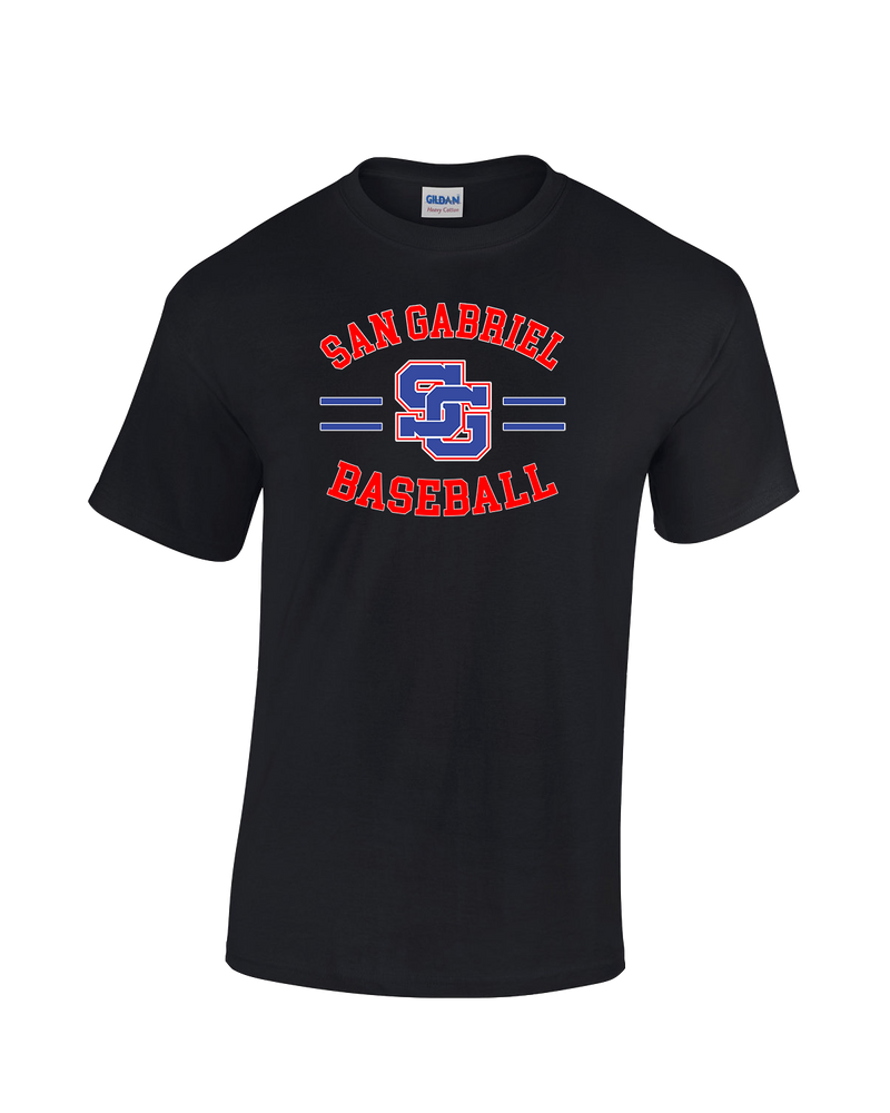 San Gabriel HS Baseball Curve - Cotton T-Shirt