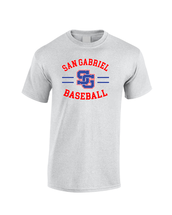 San Gabriel HS Baseball Curve - Cotton T-Shirt