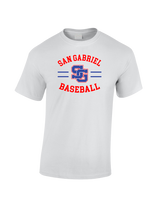 San Gabriel HS Baseball Curve - Cotton T-Shirt