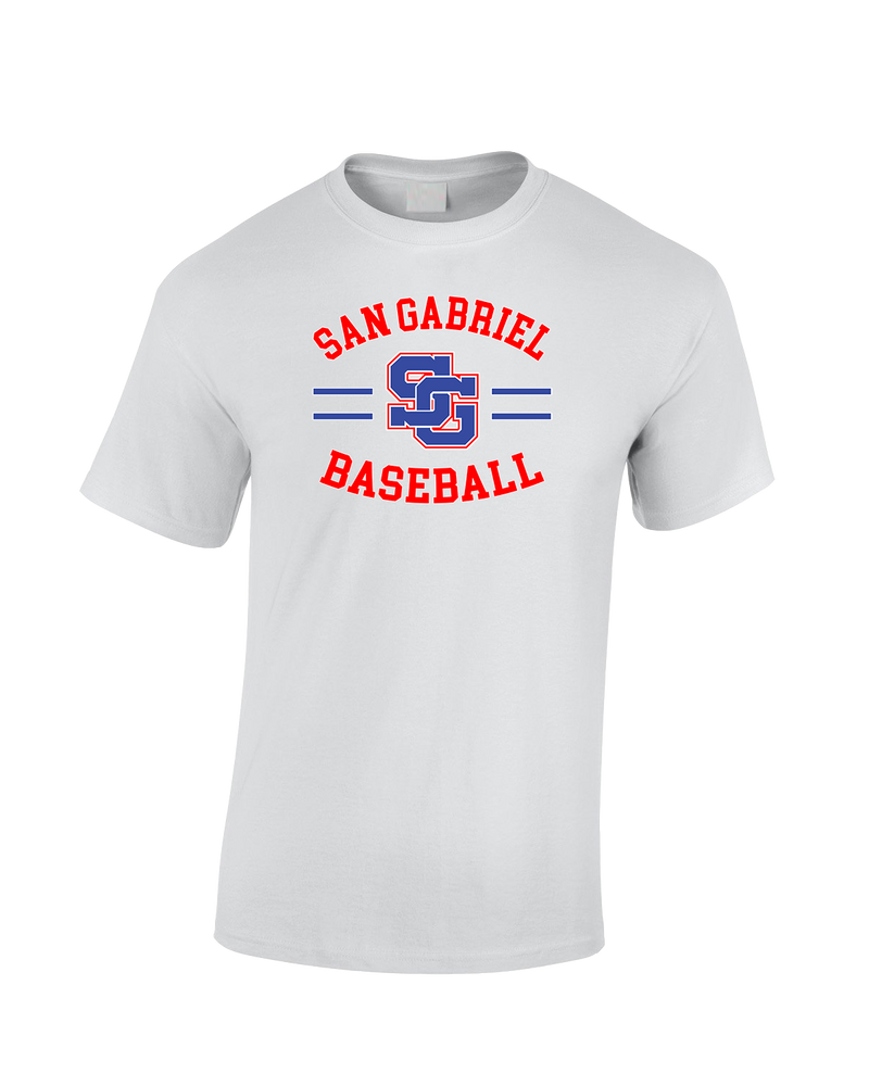 San Gabriel HS Baseball Curve - Cotton T-Shirt