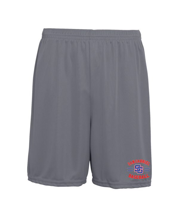 San Gabriel HS Baseball Curve - 7 inch Training Shorts