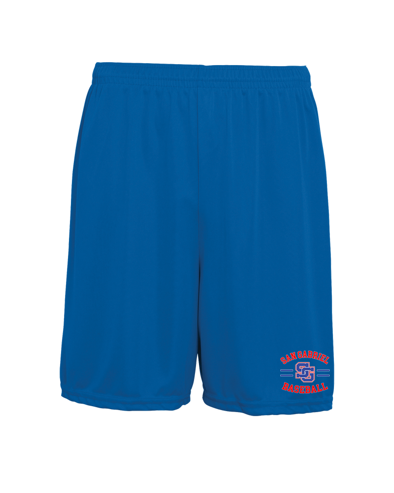 San Gabriel HS Baseball Curve - 7 inch Training Shorts