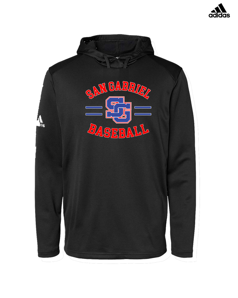 San Gabriel HS Baseball Curve - Adidas Men's Hooded Sweatshirt