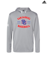 San Gabriel HS Baseball Curve - Adidas Men's Hooded Sweatshirt