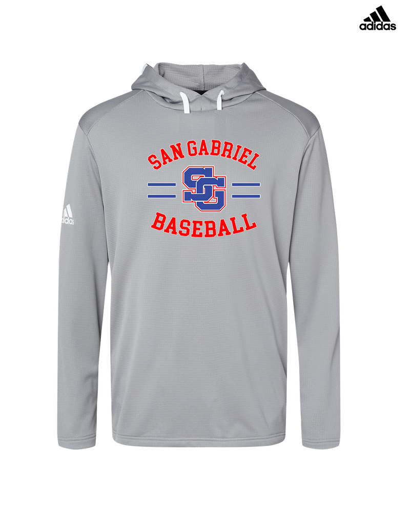 San Gabriel HS Baseball Curve - Adidas Men's Hooded Sweatshirt