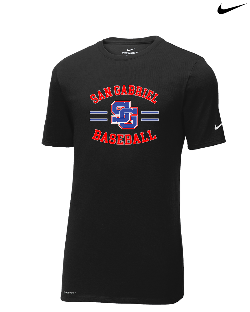 San Gabriel HS Baseball Curve - Nike Cotton Poly Dri-Fit
