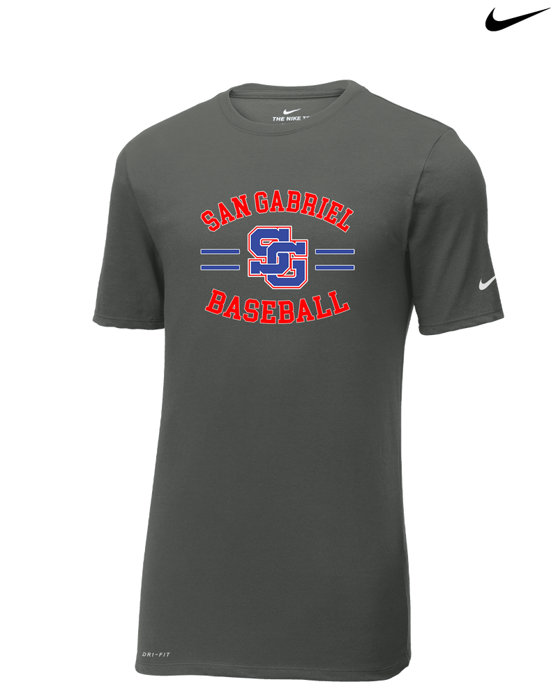 San Gabriel HS Baseball Curve - Nike Cotton Poly Dri-Fit