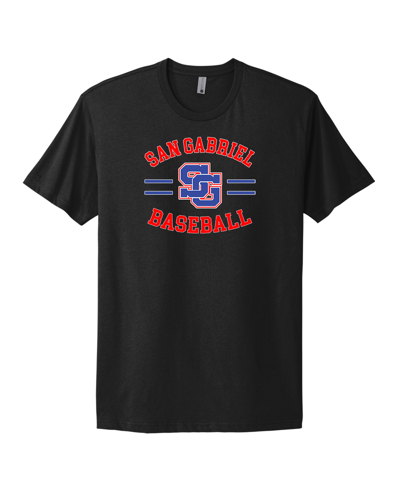 San Gabriel HS Baseball Curve - Select Cotton T-Shirt