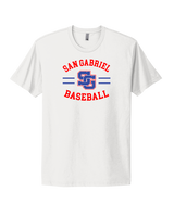 San Gabriel HS Baseball Curve - Select Cotton T-Shirt