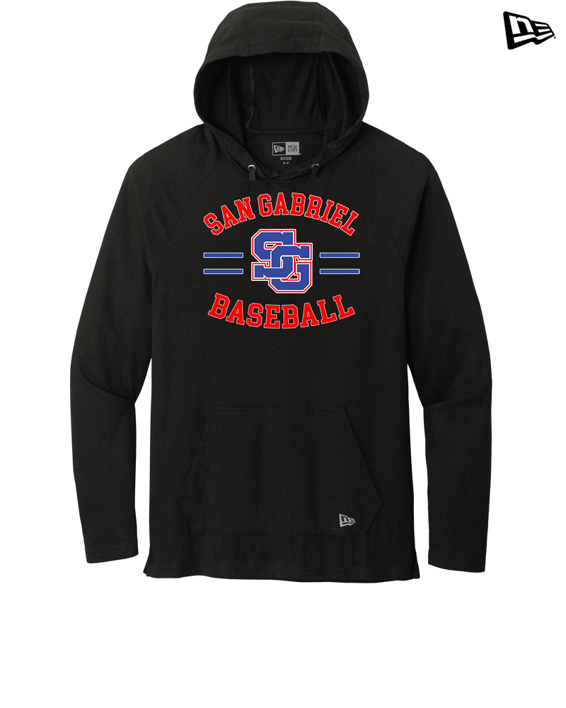 San Gabriel HS Baseball Curve - New Era Tri Blend Hoodie