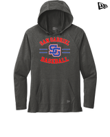 San Gabriel HS Baseball Curve - New Era Tri Blend Hoodie