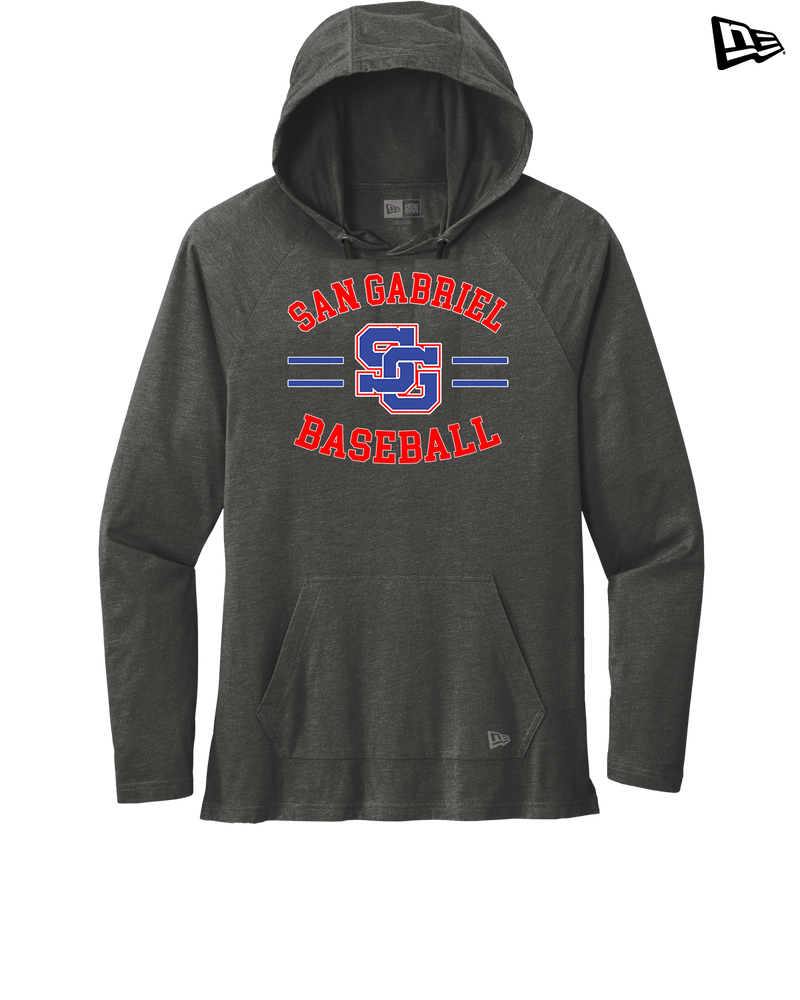 San Gabriel HS Baseball Curve - New Era Tri Blend Hoodie