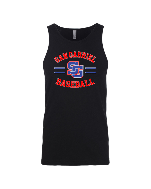 San Gabriel HS Baseball Curve - Mens Tank Top