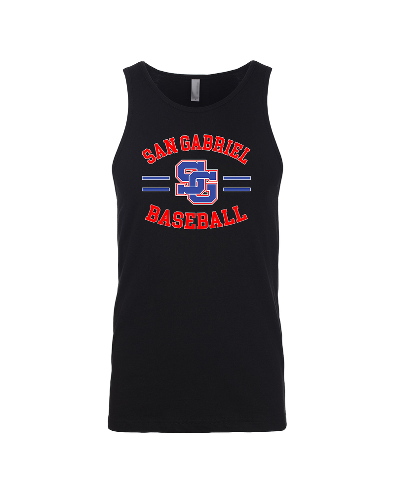 San Gabriel HS Baseball Curve - Mens Tank Top
