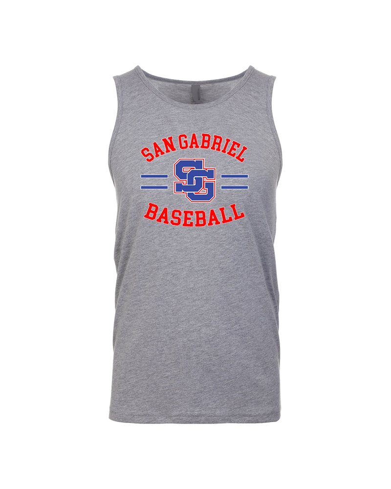 San Gabriel HS Baseball Curve - Mens Tank Top