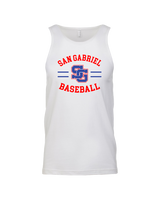 San Gabriel HS Baseball Curve - Mens Tank Top