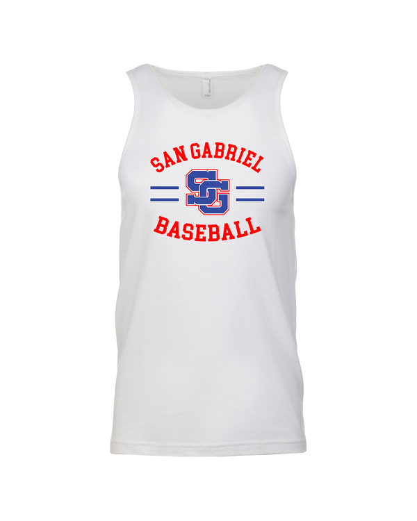 San Gabriel HS Baseball Curve - Mens Tank Top