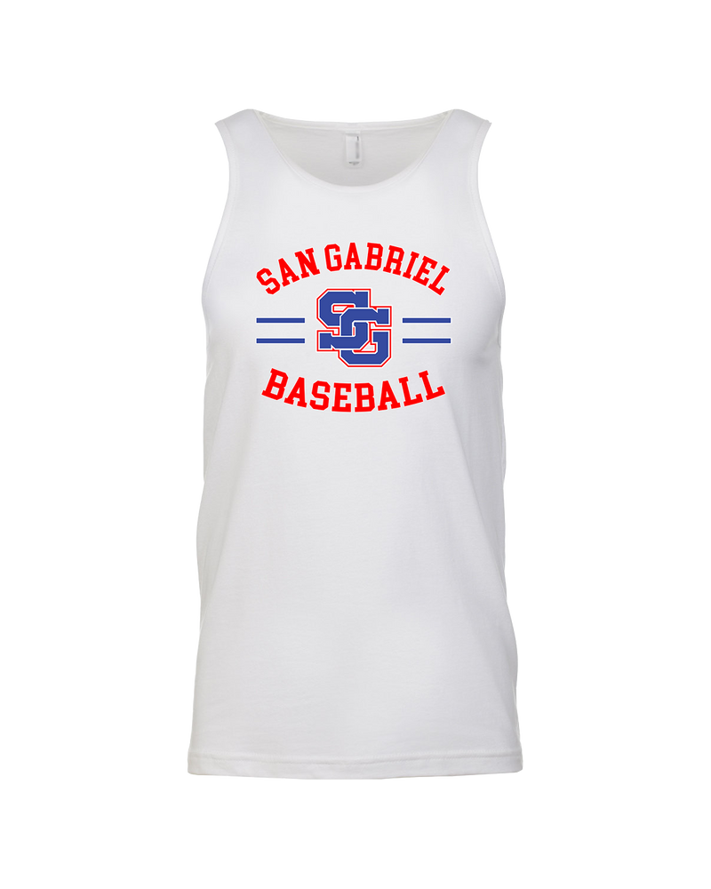 San Gabriel HS Baseball Curve - Mens Tank Top