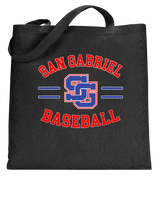 San Gabriel HS Baseball Curve - Tote Bag