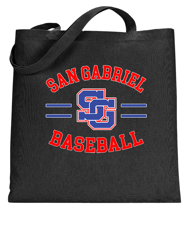 San Gabriel HS Baseball Curve - Tote Bag