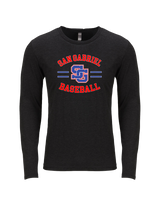 San Gabriel HS Baseball Curve - Tri Blend Long Sleeve