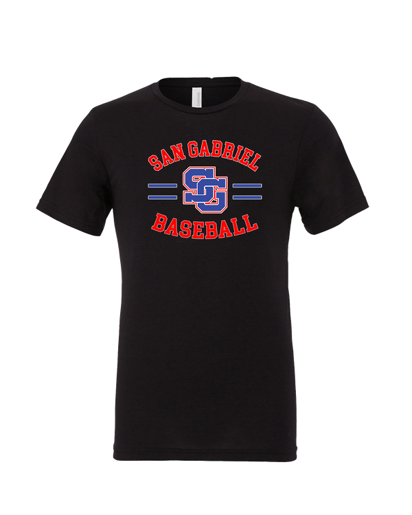 San Gabriel HS Baseball Curve - Mens Tri Blend Shirt