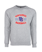 San Gabriel HS Baseball Curve - Crewneck Sweatshirt