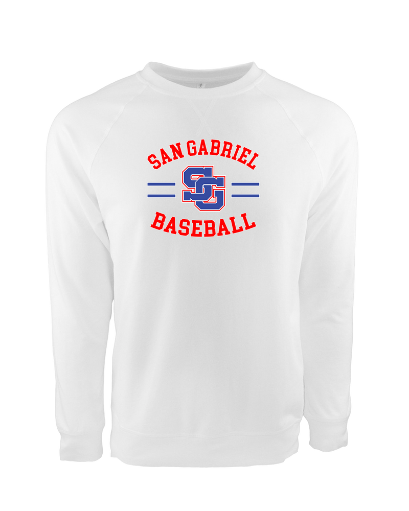 San Gabriel HS Baseball Curve - Crewneck Sweatshirt