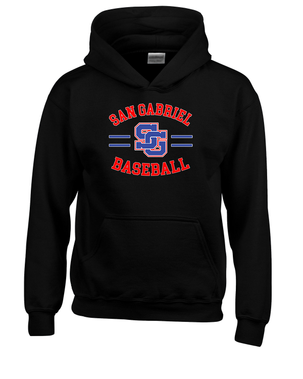 San Gabriel HS Baseball Curve - Cotton Hoodie