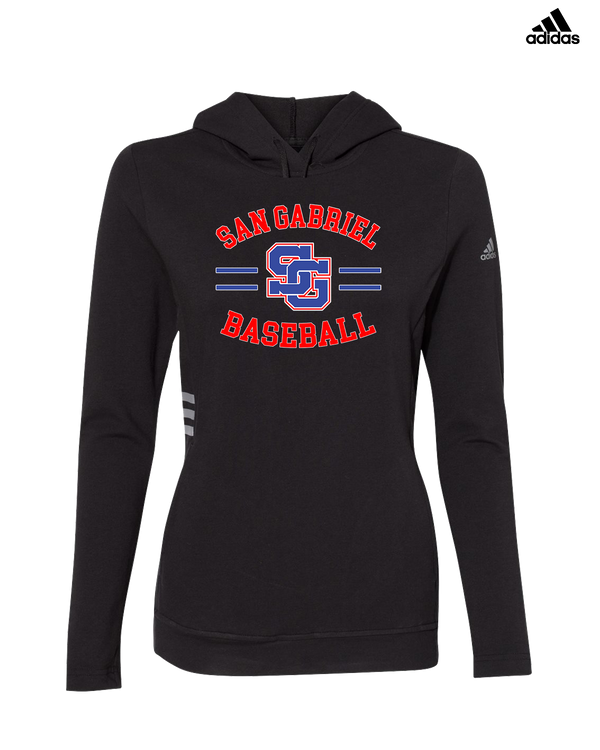 San Gabriel HS Baseball Curve - Adidas Women's Lightweight Hooded Sweatshirt