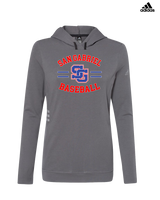San Gabriel HS Baseball Curve - Adidas Women's Lightweight Hooded Sweatshirt